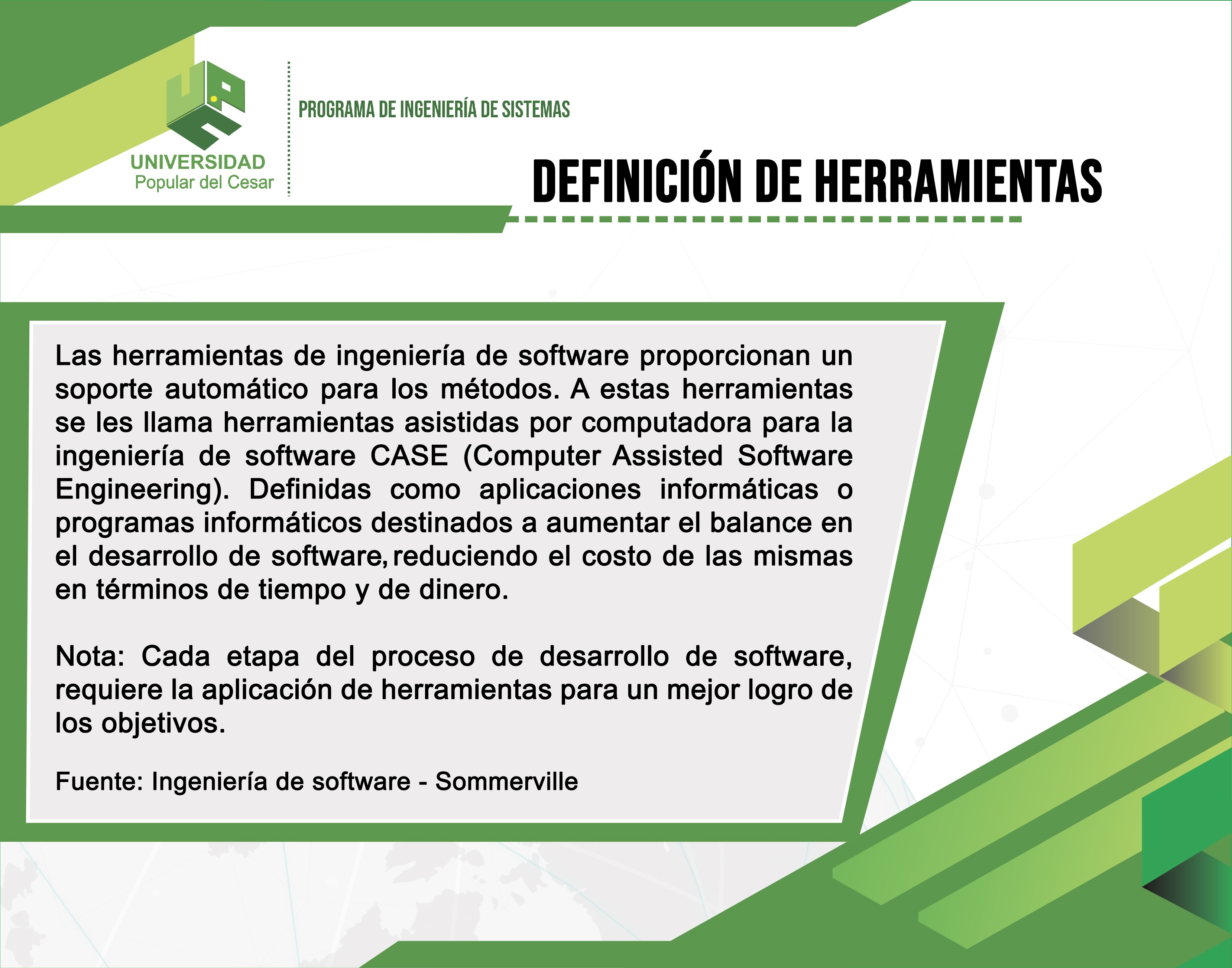Definición de Herramientas