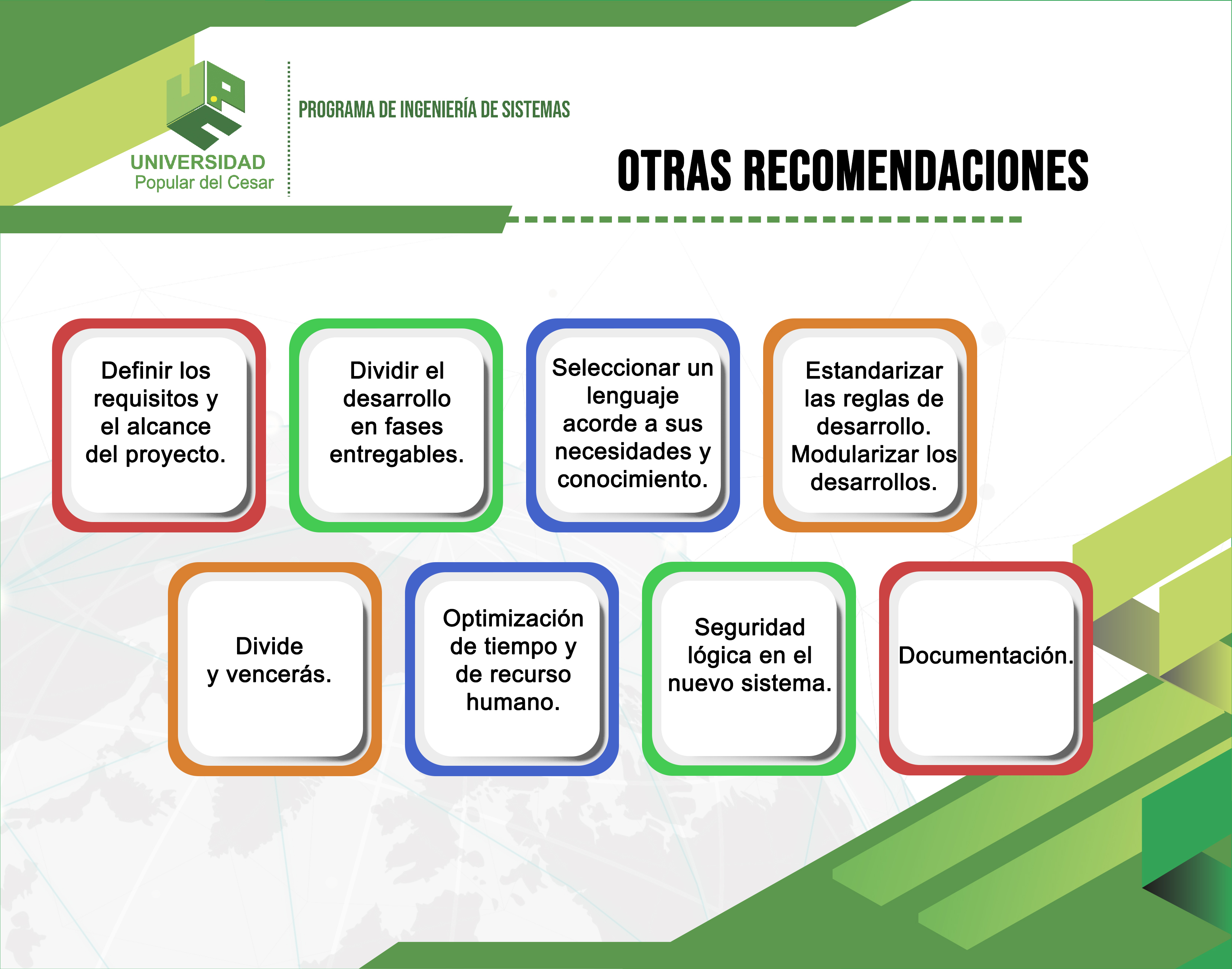 Otras recomendaciones