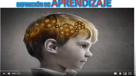 Definición de aprendizaje